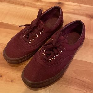 Vans Authentic Sneakers in burgundy. Womens size 8.5.